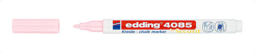 Marcador de tiza Edding e4085 de punta redonda rosa pastel x unidad