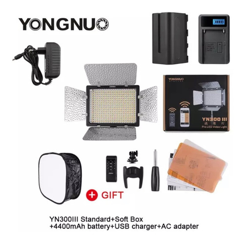 Yongnuo Yn300 Iii Yn300iii Luz Con Adaptador De Corriente 