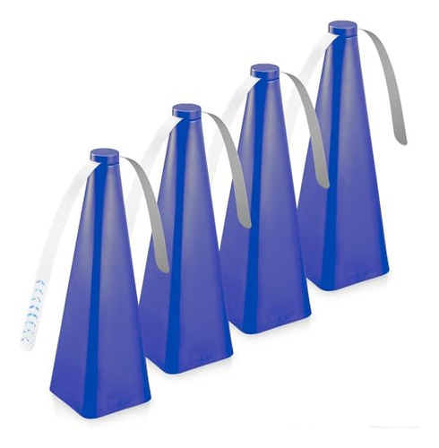 4x Ventilador De Mesa Treva Repelente Para Moscas - Azul