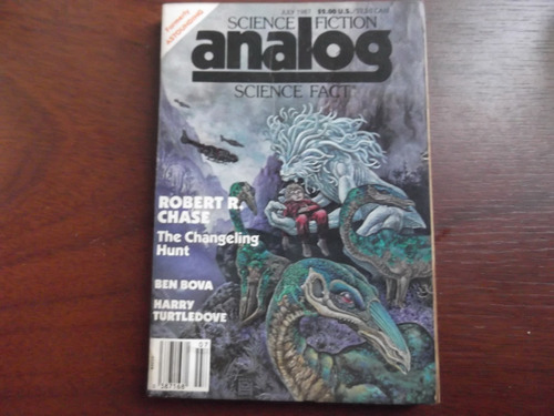 Analog Science Fiction Magazine July 1987 Ingles Ben Bova