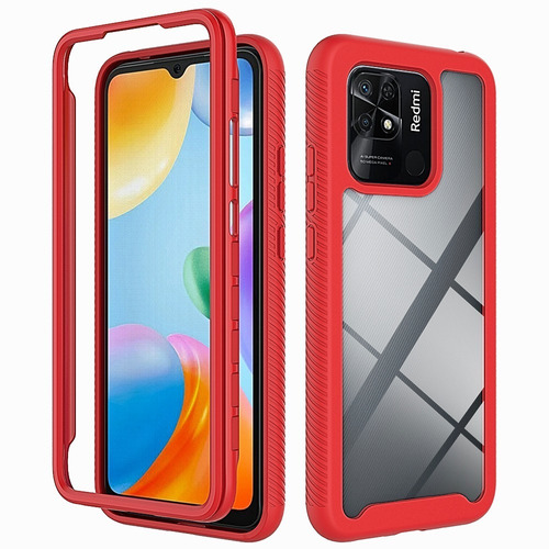 Funda Para Xiaomi Redmi 10c Carcasa Uso Rudo 2 En 1