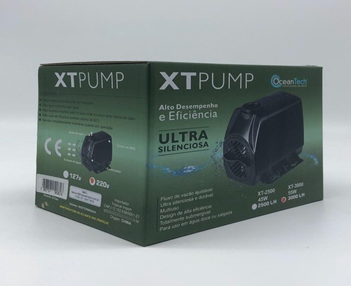 Bomba Submersa Ocean Tech Xt-3000 (3000 L/h) 55w 127v