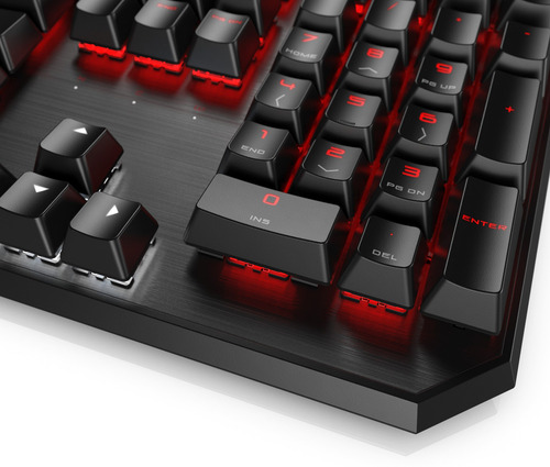 Teclado Omen Sequencer Hp Óptico Mecánico Negro