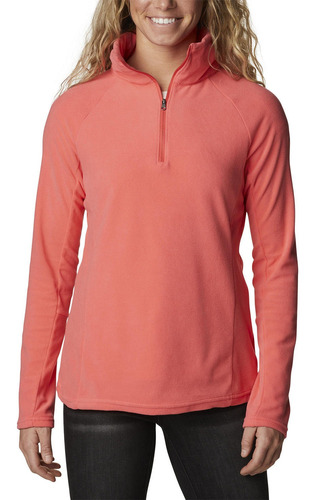 Polar Mujer Glacial Iv 1/2 Zip Rosa Columbia