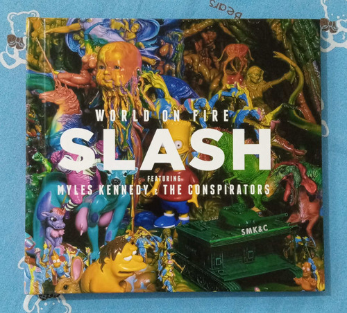 Slash Cd World On Fire, Como Nuevo, Europeo (cd Stereo)