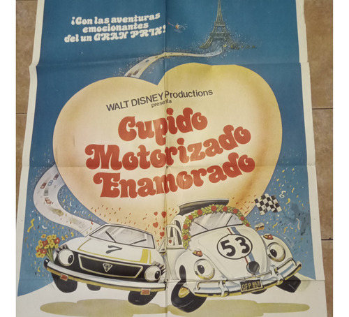 Afiche De Cine Original: Cupido Motorizado Enamorado (Usado)