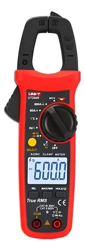 comprar Multímetro Uni-t 400-600a Ac\u002Fdc 204 R Ncv (vimavech)