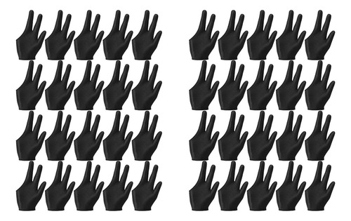 G Guantes De Billar Transpirables, 40 Unidades, For Jugar Al