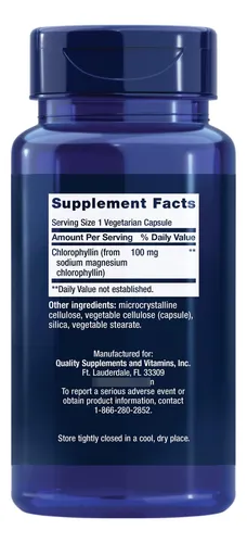 Clorofilina 100 Mg Antioxidante Para Adn Salud Hepática Desi