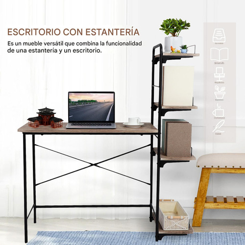 Escritorio De Computadora Con Combinación De Estantería