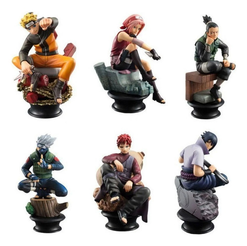 Set De 6 Figuras De Naruto