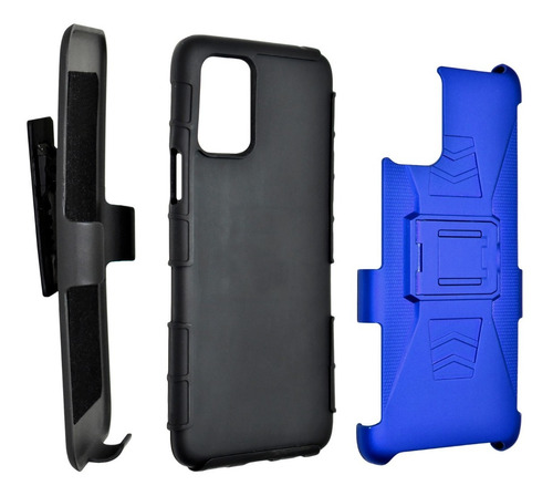 Imagen 5 de 9 de Funda Uso Rudo 3 En 1 Colores LG K42 K52 K62 Q52