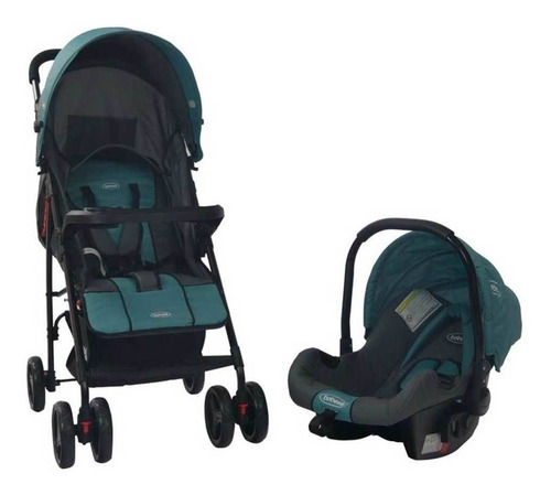 Imagen 1 de 8 de Coche Y Baby Silla Bebesit Summer Verde
