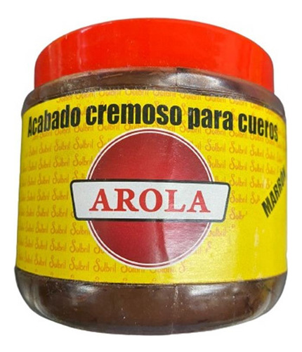 Acabado Cremoso Para Cueros Arola X 1/2 Kg