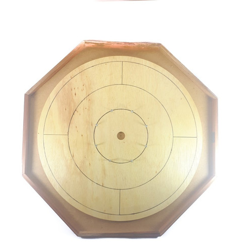 Crokinole Juego Mesa Canadiense Habilidad Madera Artesanal