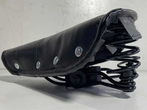 Asiento Para Bicicleta Inglesa Negro Antiguo Original C 54 13.555 2