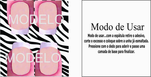 Cartão Adesivo De Unhas Filha Com 4 Unhas