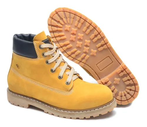 Coturno yellow sale boot