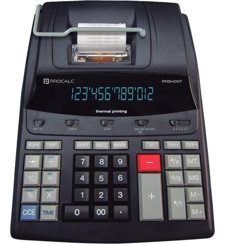 Calculadora De Mesa Impressão Térmica Pr5400t Bivolt-procalc
