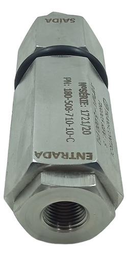 Válvula Esfera Transcontrol Ter005 3/8 Npt 5.000 Psi