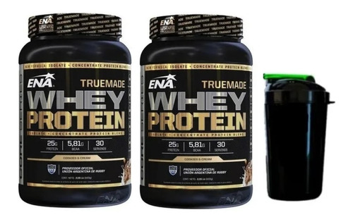 True Made Ena Whey Protein 2kg - Envío Gratis + Shaker