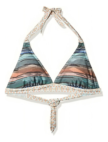 Prana Parte Superior Para Mujer Estándar Lahari Halter, Color Granito Bonita