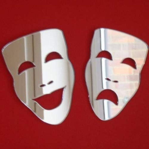 Máscaras De Teatro - Espejos De Tragedia Y Comedia - 1...