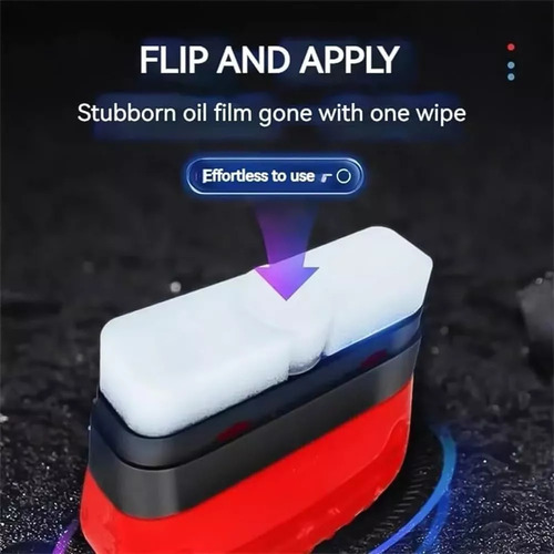 Cepillo De Limpieza De Película De Aceite Automotriz, Esponj