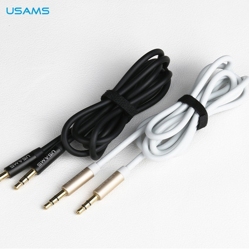 Cable Auxiliar De 3.5 Mm A 3.5 Mm Tipo Jack Usams 1 M
