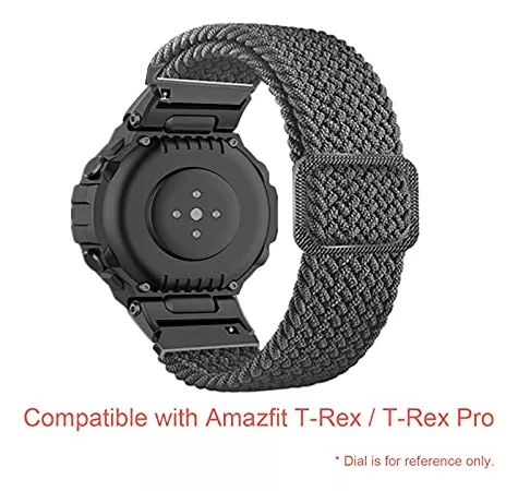 Pulsera De Nylon De 22 Mm Para Huami Amazfit T-rex Pro