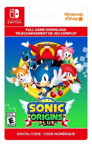 Sonic Origins, Aplicações de download da Nintendo Switch, Jogos