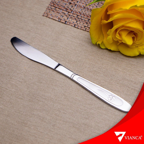 Cuchillo Infantil Vianca 12 Pz. Acero Inox Colección Minerva Color Pulido espejo