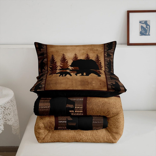Feelyou Juego De Edredón De Oso Para Niños, Juego De Cama De