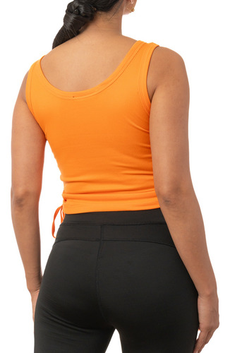 Playera Para Mujer Casual Basica Sin Mangas Jaretas Costado