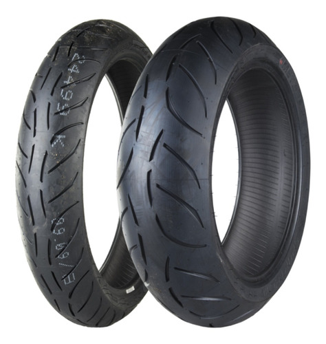 Par Pneu Moto 120/70-17 + 190/55-17 Metzeler Sportec M7