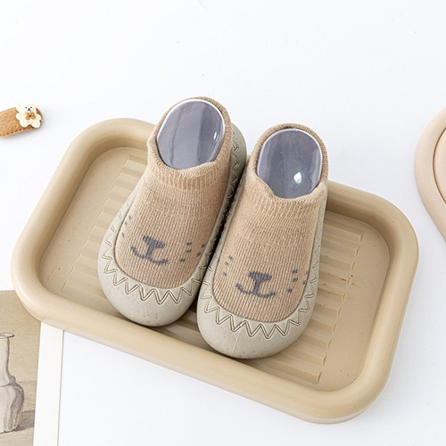 Zapatos Para Bebé  Primeros Pasos Medias Con Suela 