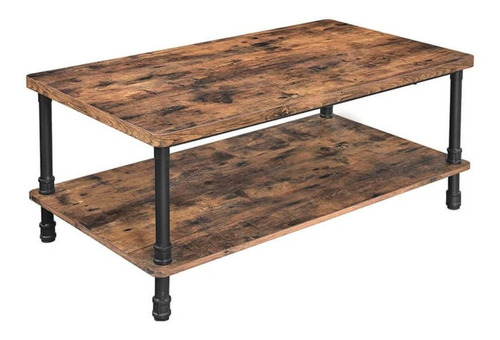 Imagen 1 de 5 de Mesa De Centro Roskilde Estilo Industrial Spacezat