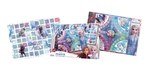 Imagen 3 de 5 de Ludo + Juego De Recorrido 2 En 1 Frozen Disney Store