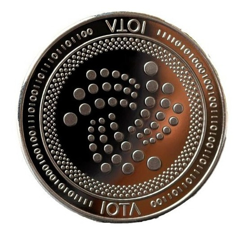 Souvenir  Iota Moneda Física Coleccionable Con Cápsula