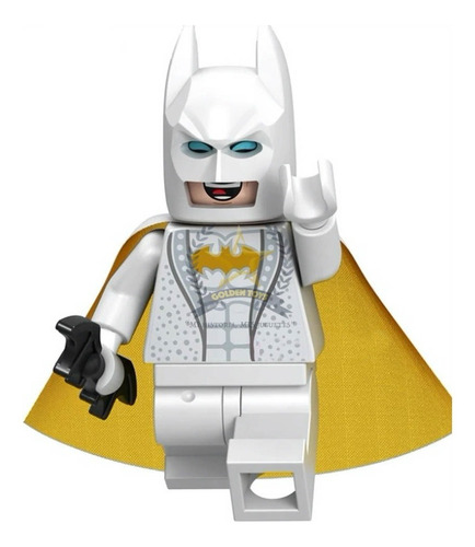 Bootlego Batman Traje Blanco   Golden Toys