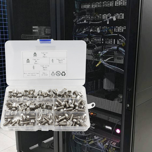 50 Porcas Da Gaiola Dos Pces M6 E Parafusos De Montagem