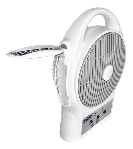 Ventilador Recargable 8puLG Blanco 3 Vel Sk-708 Cargador Usb