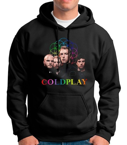 Buzo Hoddie Capota Cerrado Coldplay Band