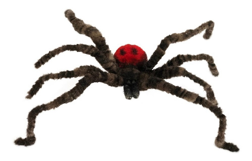 Araña Roja Y Negra De 43cm Decoracion Halloween