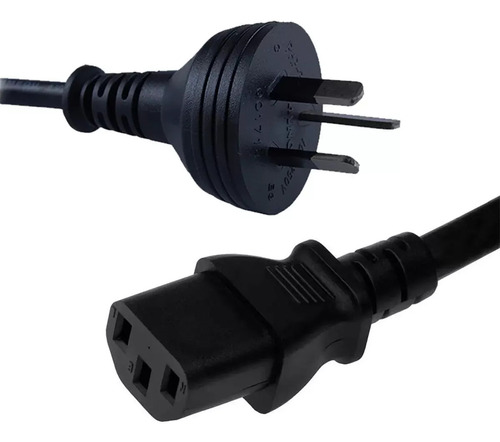 Cable Power Alimentacion Para Pc Monitor Impresora Fuente