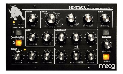 Sintetizador Analógico Moog Minitaur Bass - Plus Color Negro