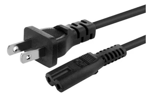 Cable Corriente Poder Cargador Laptop 2 Polos Tipo 8 De 1,5m