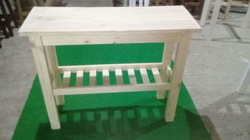 Mesa De Arrime Barra Con Estante Madera