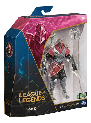 League Of Legends 6 Pulgadas Zed Collectible Figure