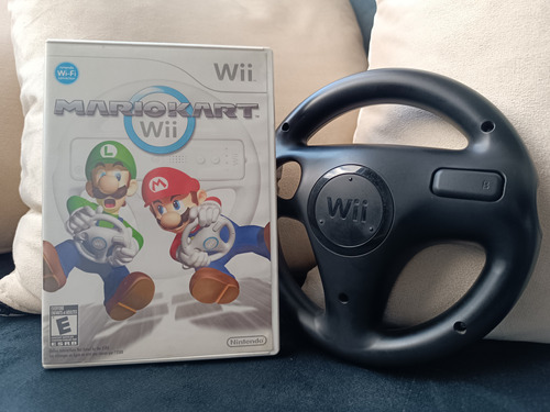 Mario Kart Wii Con Timón Original